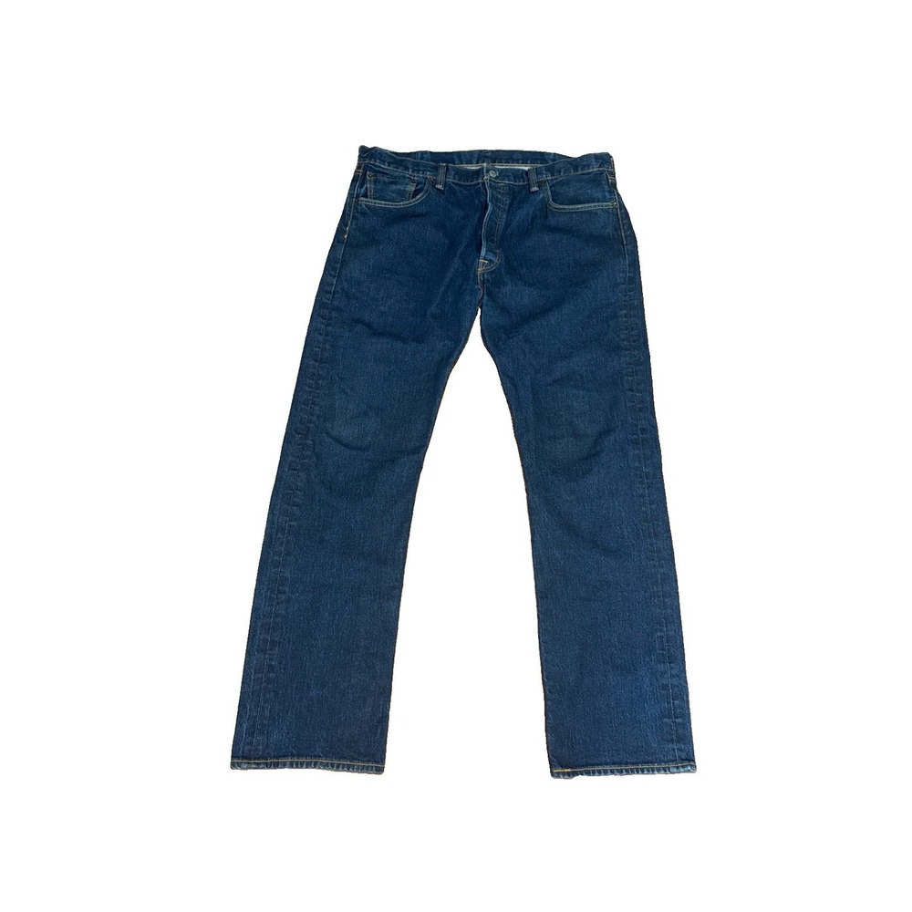 Vintage Levis 501 Jeans 40x34 Button Fly Straight Leg Dark Wash 90s
